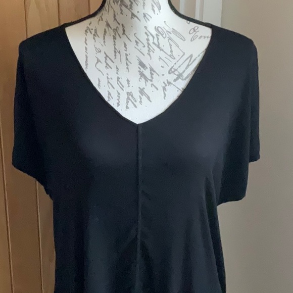 NWOT Beautiful Black Rayon Dress By Félicité. Size 2. - Picture 3 of 13